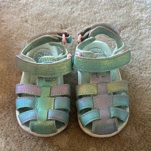 See Kai Run Kids Iridescent Sandals